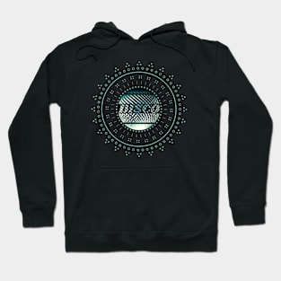 Disco discoball mandala goa Hoodie